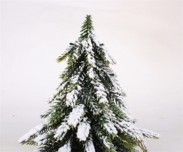 Kerstdecoraties met linnen basis Snow Finish