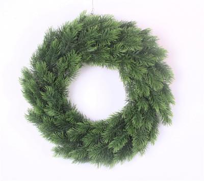 Kerstkransen voor voordeur groene afwerking