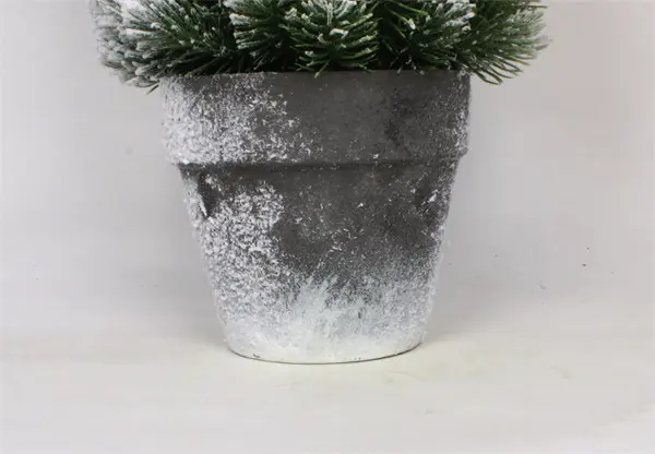 Kleine kerstversieringen in Paper Pot snow finish.jpg Small Christmas Decorations in Paper Pot snow finish.jpg